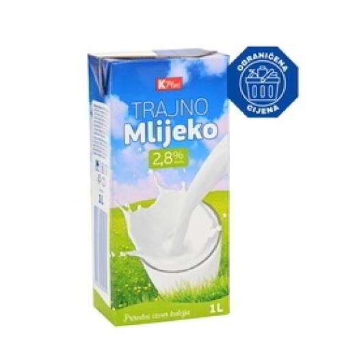 Long-life (UHT) milk, K plu 1141